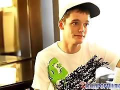 Young Hot Twink Kayden Daniels Sprays Warm And Sticky Juice